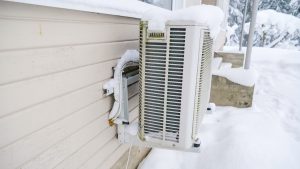 frozen heat pump